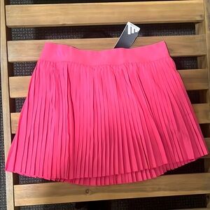 adidas Vibrant Pink Pleated Mini Skirt